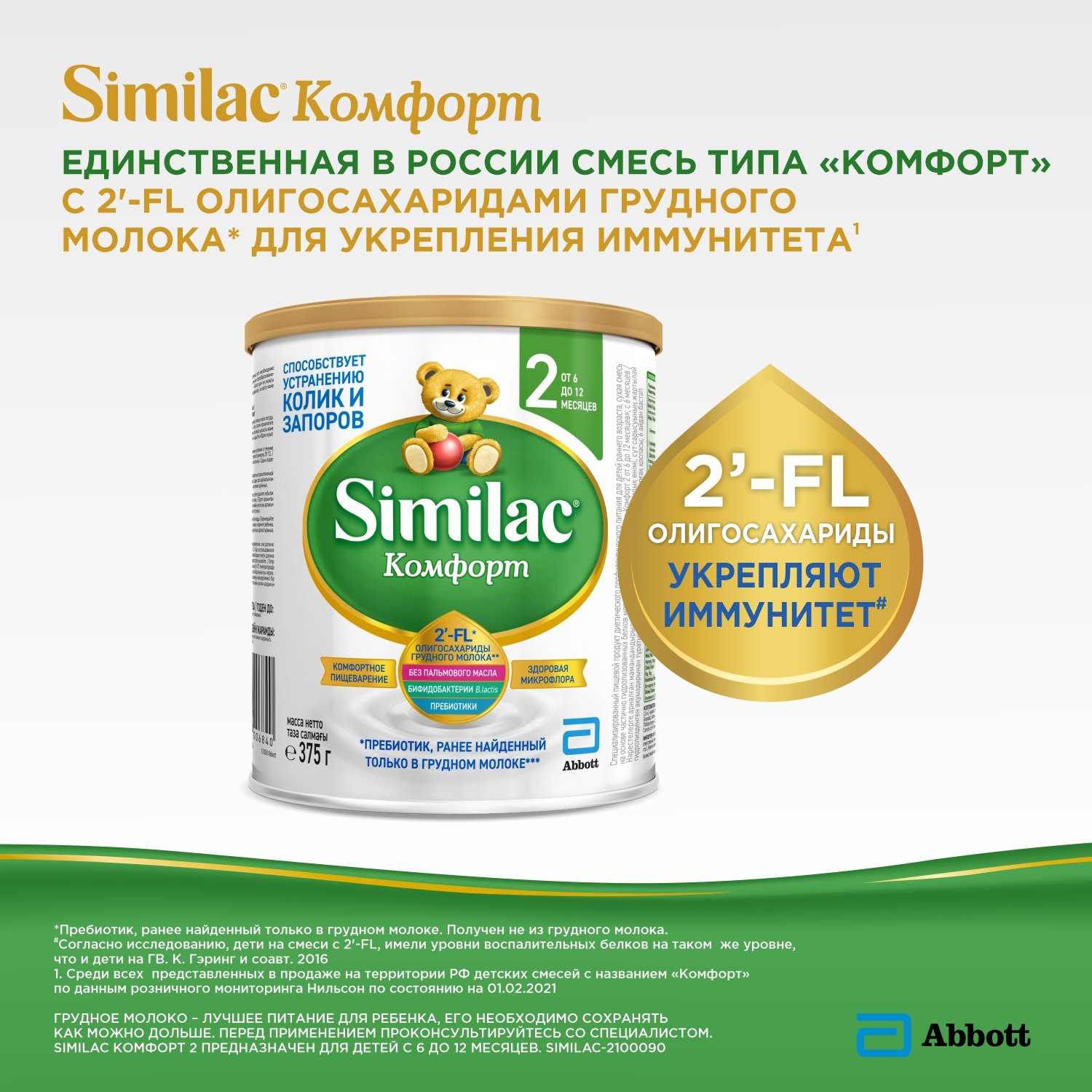 Схема кормления симилак комфорт